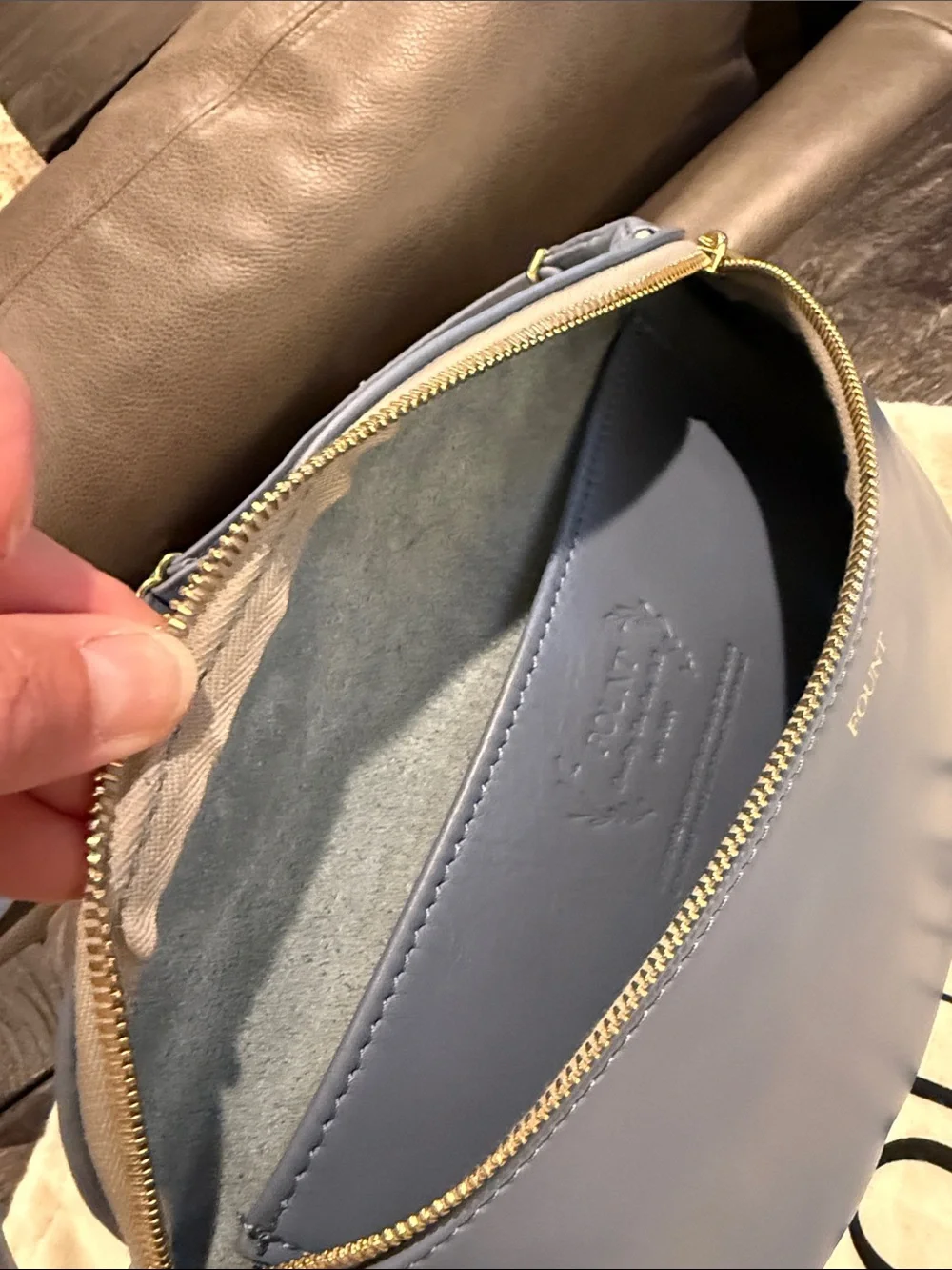 Fount Harmon Belt Bag in Coastal Blue